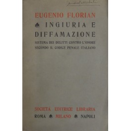 Ingiuria e diffamazione. Sistema dei delitti contro l'onore secondo il Codice penale italiano