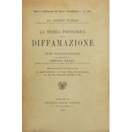 La teoria psicologica della diffamazione