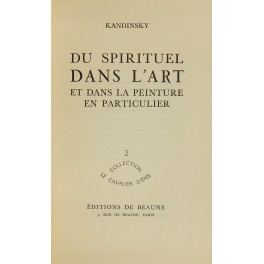 Du Spirituel Dans L'Art