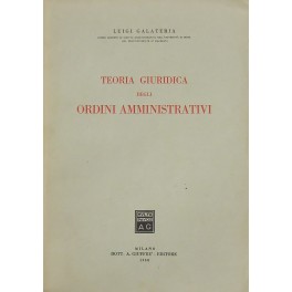 Teoria giuridica degli ordini amministrativi