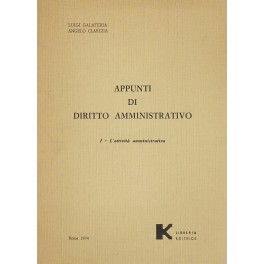 Appunti di diritto amministrativo