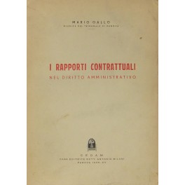 I rapporti contrattuali nel diritto amministrativo