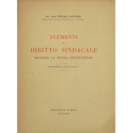 Elementi di diritto sindacale secondo la nuova Costituzione.