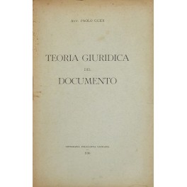 Teoria giuridica del documento