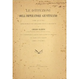 Le istituzioni dell'imperatore Giustiniano