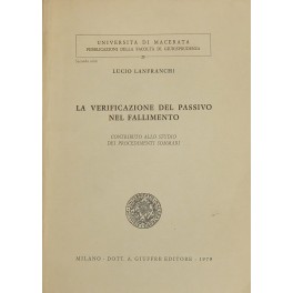 La verificazione del passivo nel fallimento