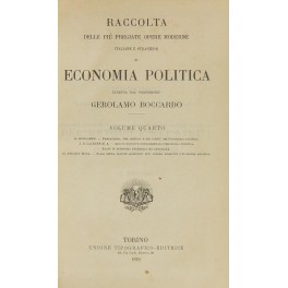 Prefazione Del metodo e dei limiti dell'economia politica (Boccardo). 