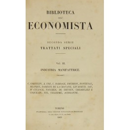 Industria manifattrice (Coquelin). Filosofia delle manifatture (Ure)