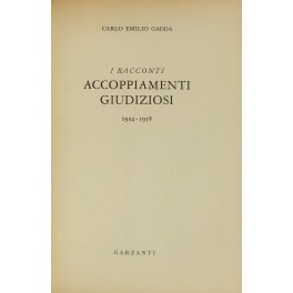 I racconti. Accoppiamenti giudiziosi 1924 - 1958