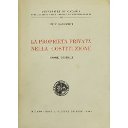 La proprietà privata nella Costituzione