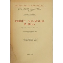 L'istituto parlamentare in Italia dalle origini al 1500.