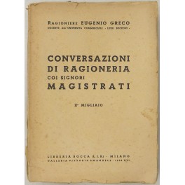 Conversazioni di ragioneria coi signori magistrati