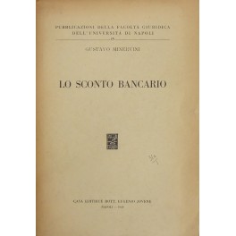 Lo sconto bancario