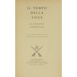 Il tempo della Voce. 40 Tavole fuori testo stampat