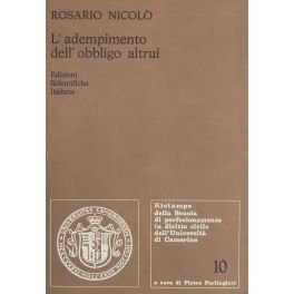 L'adempimento dell'obbligo altrui