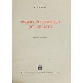 Profili pubblicistici del credito