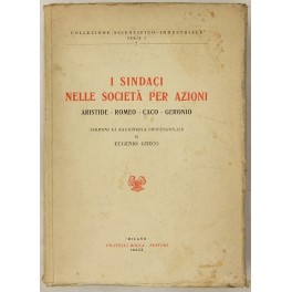 I sindaci nelle società per azioni.