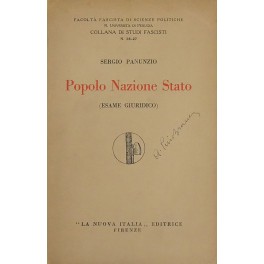 Popolo Nazione Stato. (Esame giuridico)