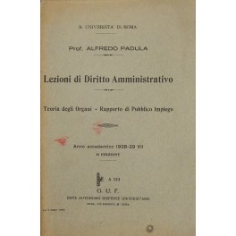 Lezioni Di Diritto Amministrativo. Teoria Degli Organi Rapporto Di ...