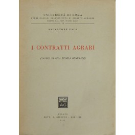 I contratti agrari