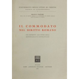 Il commodato nel diritto romano. 