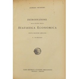 Introduzione allo studio della statistica economica