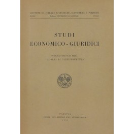 Studi economico-giuridici. 