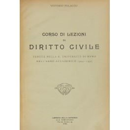 Corso di lezioni di diritto civile