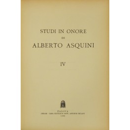 Studi in onore di Alberto Asquini