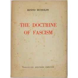 The doctrine of fascism