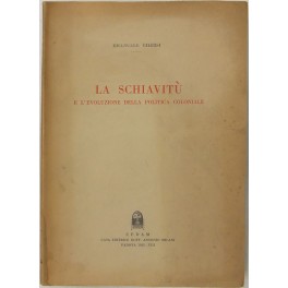 La schiavitù e l'evoluzione della politica coloniale