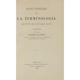 Piccolo prontuario per la terminologia