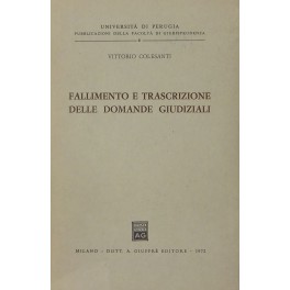 Fallimento e trascrizione delle domande giudiziali