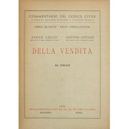 Della vendita. Art. 1470-1547