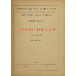 Servitù prediali. Art. 1027-1099