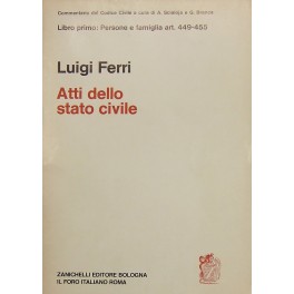 Degli atti dello stato civile. Art. 449-455