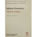 Dei titoli di credito. Art. 1992-2027