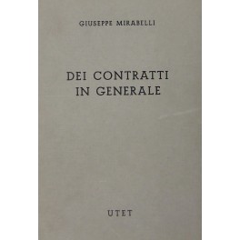 Dei contratti in generale