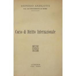 Corso di diritto internazionale. 