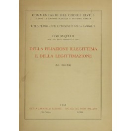 Della filiazione illegittima e della legittimazione. Art. 250-290