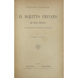 Il diritto privato dei popoli germanici con speciale riguardo all'Italia