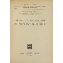 L'invalidità come sanzione di norme non giuridiche