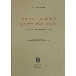 Norma giuridica e diritto soggettivo 