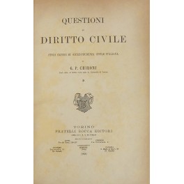 Questioni di diritto civile