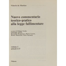 Nuovo commentario teorico-pratico alla legge fallimentare