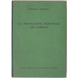 La separazione personale dei coniugi