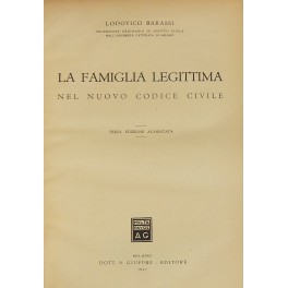 La famiglia legittima nel nuovo Codice civile