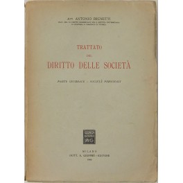 Trattato del diritto delle società