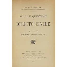 Studi e questioni di diritto civile