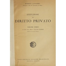 Istituzioni di diritto privato